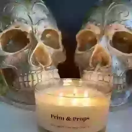 Prim & Props Soy Candle Cinnamon Scents